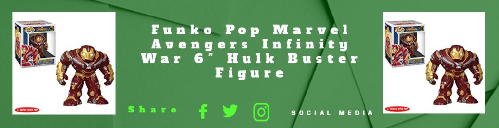 Funko Pop Marvel Avengers Infinity War 6" Hulk Buster Figure