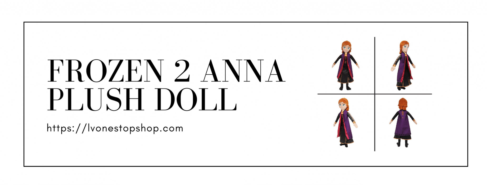 Frozen 2 Anna Plush Doll