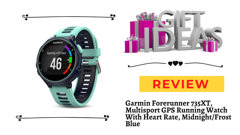 Garmin Forerunner 735XT, Multisport GPS Running Watch With Heart Rate, Midnight/Frost Blue