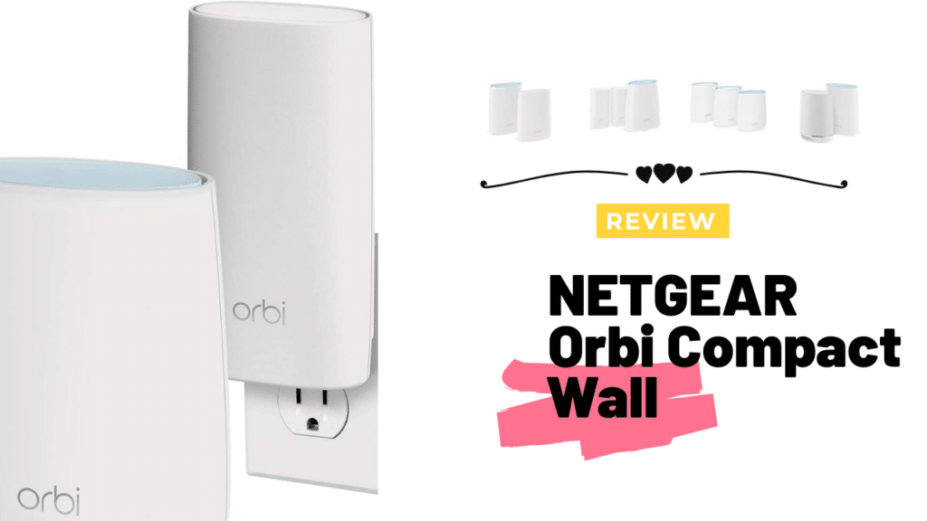 NETGEAR Orbi Compact Wall-Plug Whole Home Mesh WiFi System
