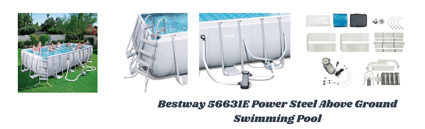 Bestway 56631E Power Steel Above Ground Swimming Pool