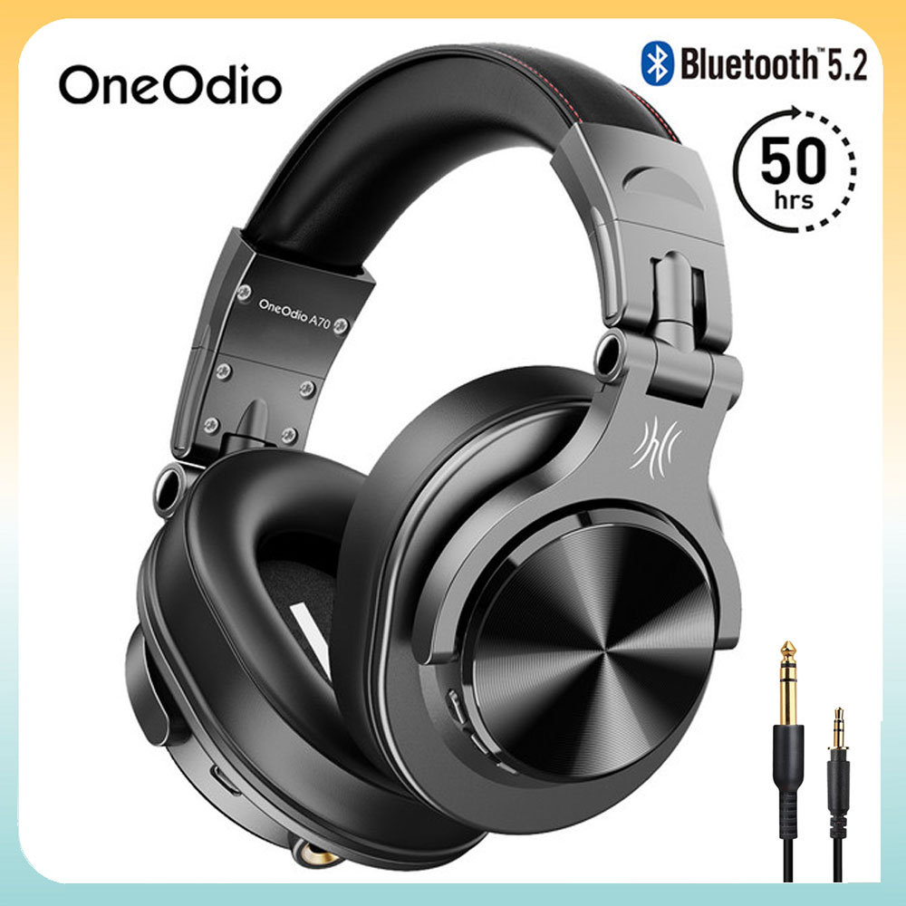 Oneodio A70 Bluetooth 5.2 Headphones Wireless Professional DJ Headphone Portable Wired Headset Music Share For Recording Monitor
