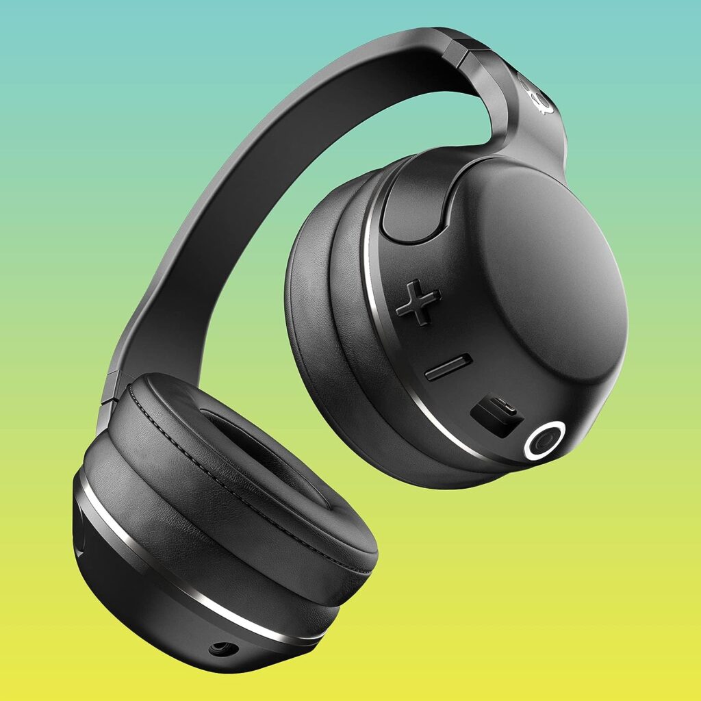 Skullcandy Hesh 2 Over-Ear Wireless Headphones, 15 Hr Battery, Microphone, Works with iPhone Android and Bluetooth Devices - Black