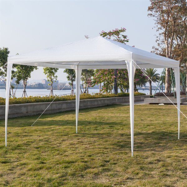 10'x10' Canopy Wedding Party Tent Gazebo Pavilion Cater Event White 3Mx3M