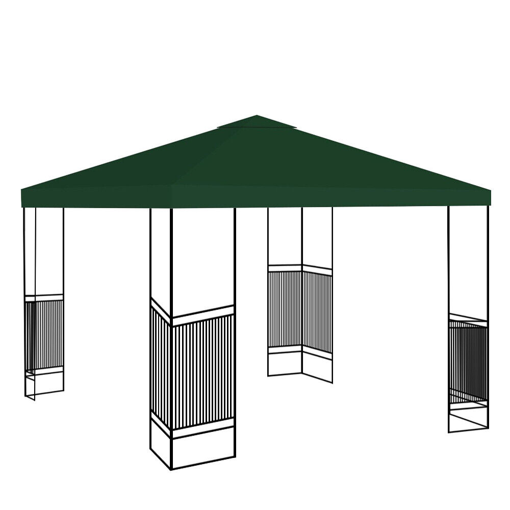 10'x10' Gazebo Tent Top Canopy Replacement Sunshade Patio Outdoor Garden Cover