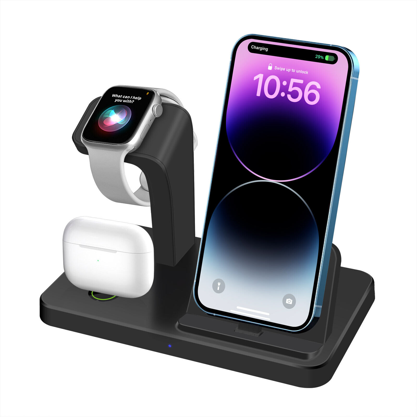3in1 Fast Charging Stand For Apple iWatch Ultra/SE/8/7 iPhone 14 12 13 Pro 11 XS
