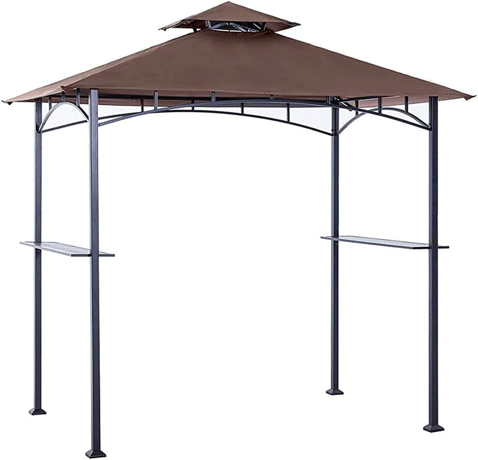 ABCCANOPY Grill Shelter Replacement Canopy Roof ONLY FIT for Gazebo Model L-G...