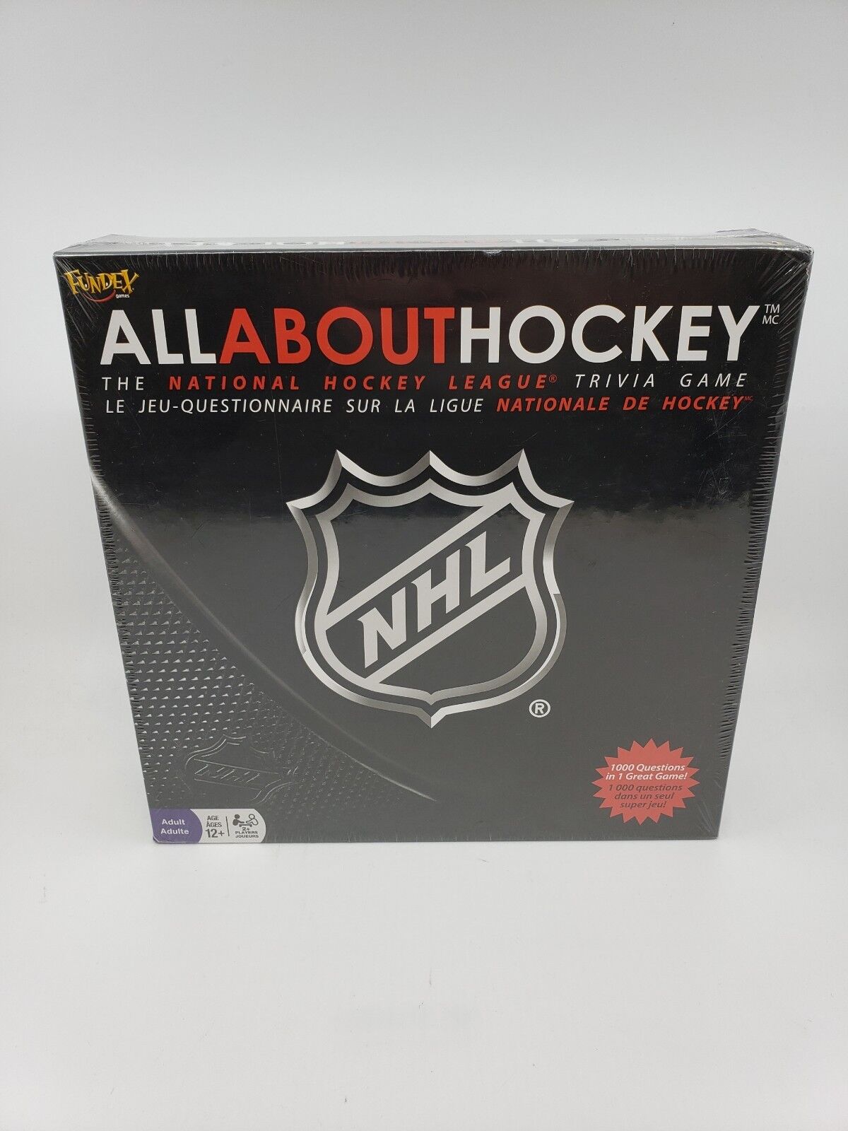 All About Hockey The National Hockey League NHL Trivia Tabletop Board Game 2009
