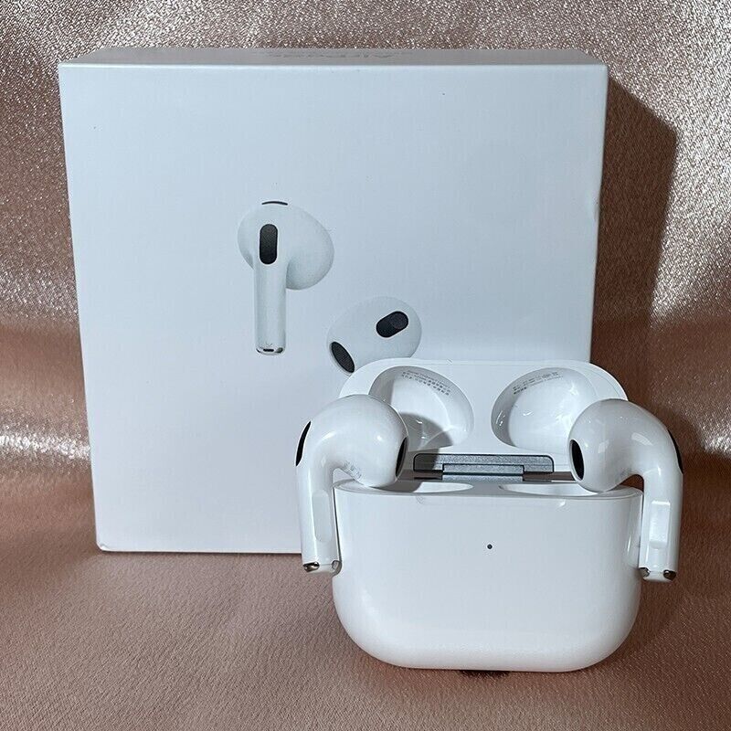 APPLE AIRPODS 3RD GENERATION BLUETOOTH EARBUDS HEADSET &amp; CHARGING CASE