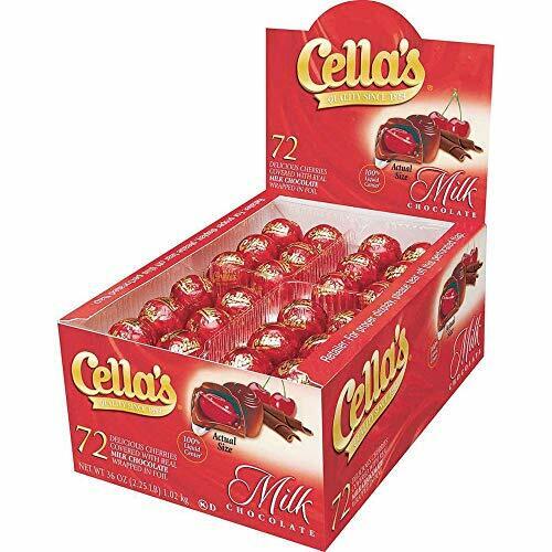 Cella's Milk Chocolate Covered Cherries, 72-Count Box