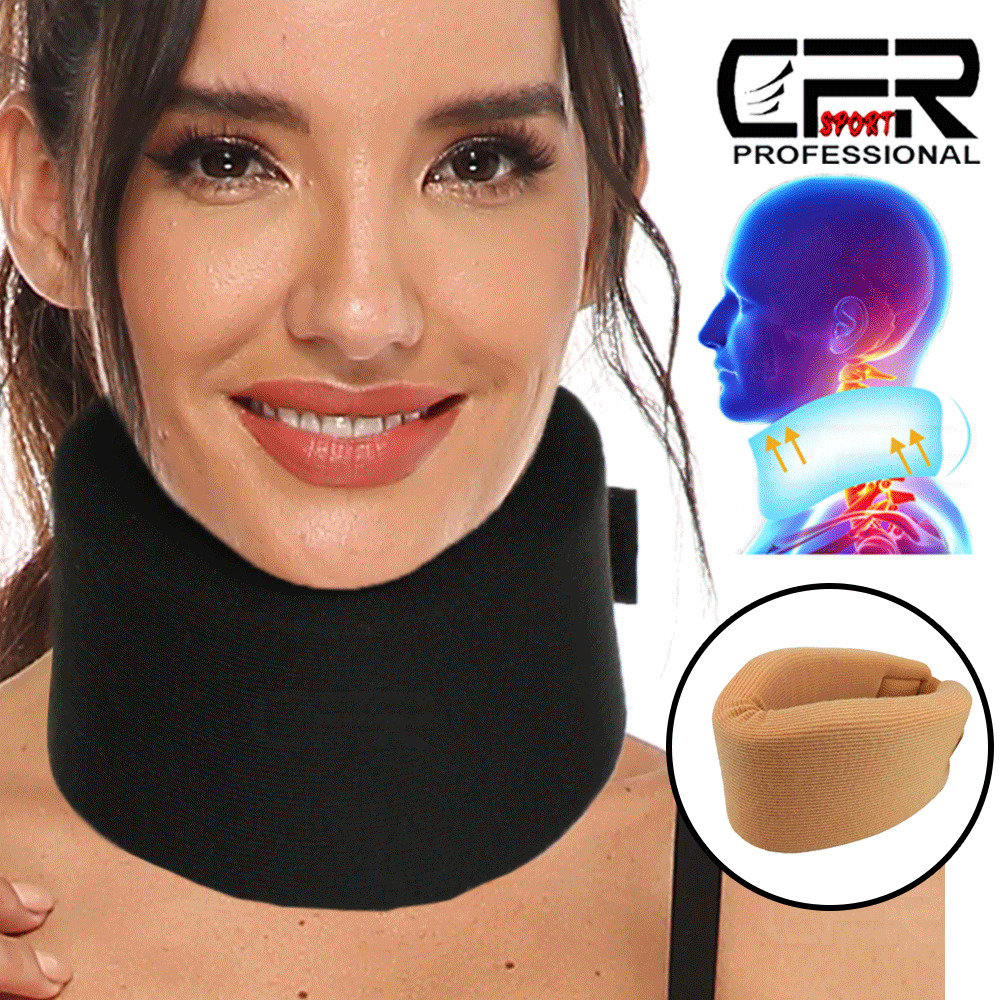 Cervical Neck Traction Foam Collar Brace Support Pain Relife Stretcher Therapy