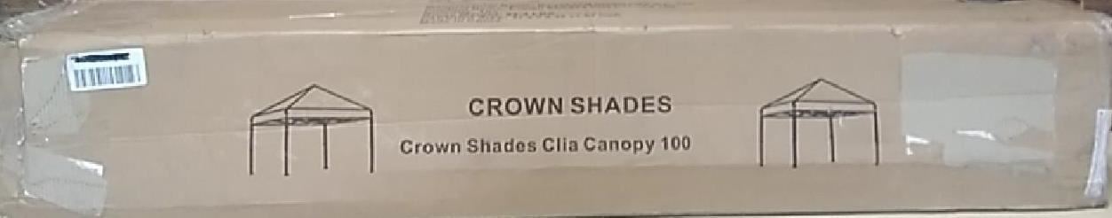 CROWN SHADES Patented 10ft x 10ft Outdoor Pop up Portable Shade/ Canopy-Red