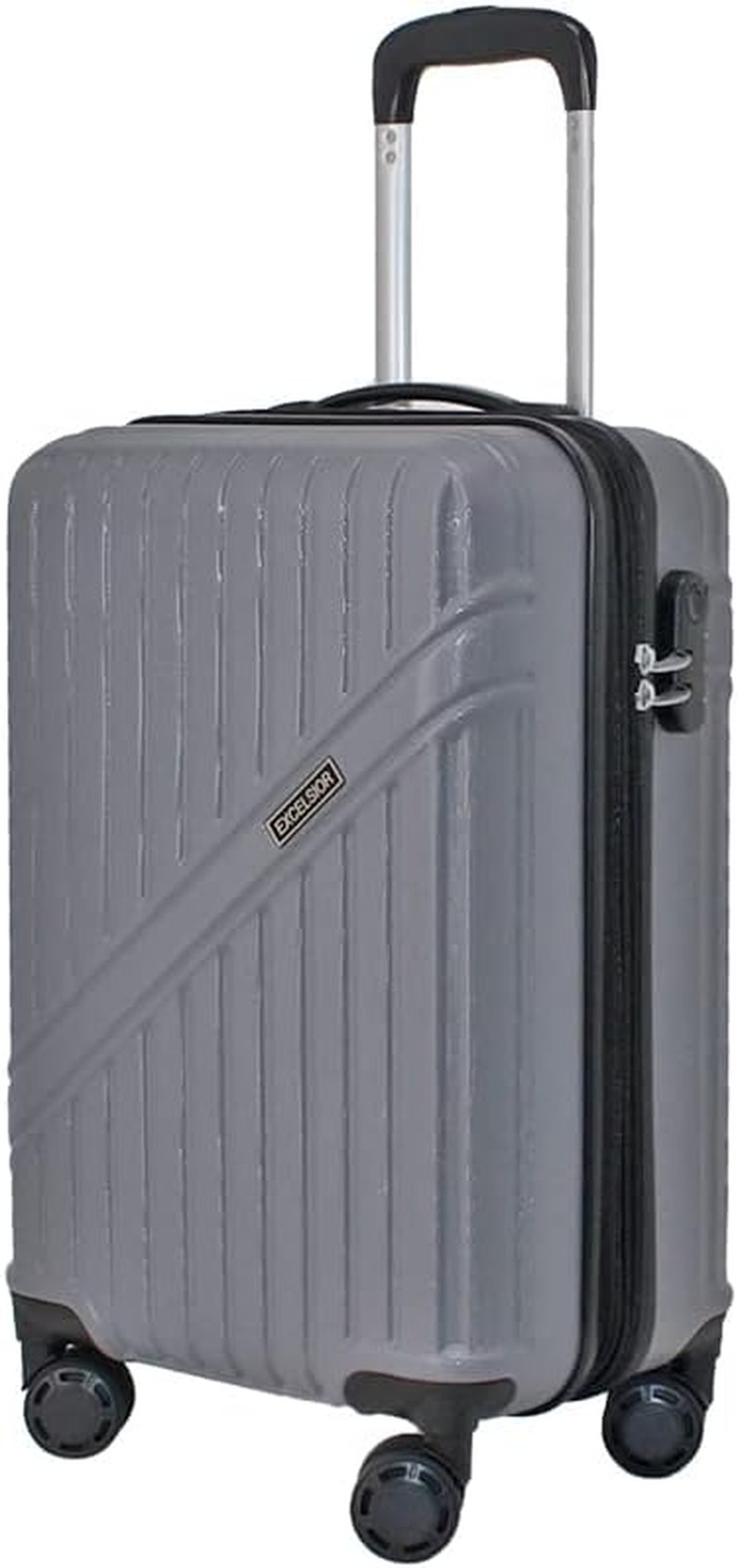 EXCELSIOR Practical PC+ABS Suitcase Spinner Wheels Scratch-Resistant Lightweight