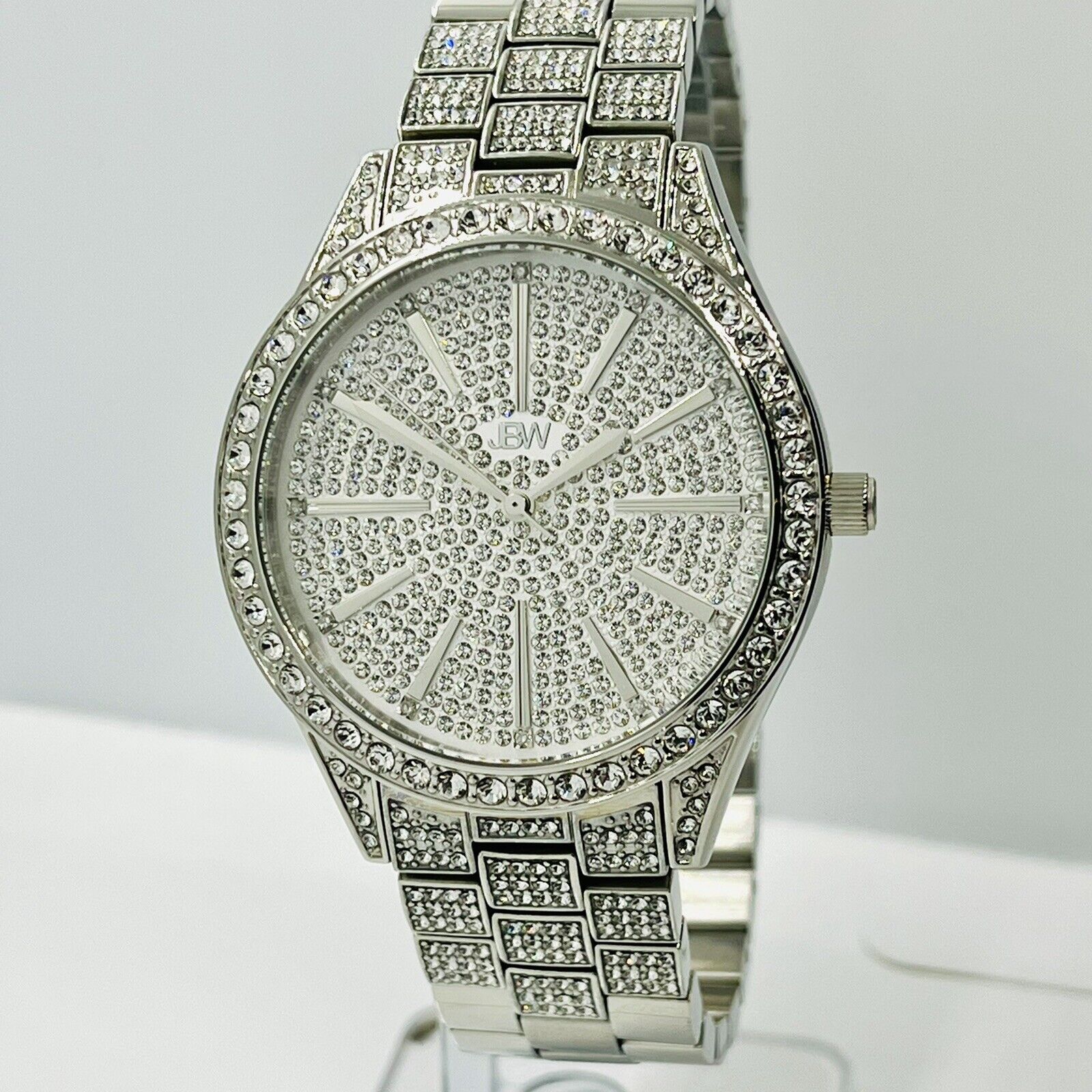 JBW J6346C Cristal 1/8 CT. T.W. Diamond and Crystal Accent Women's 39mm Watch