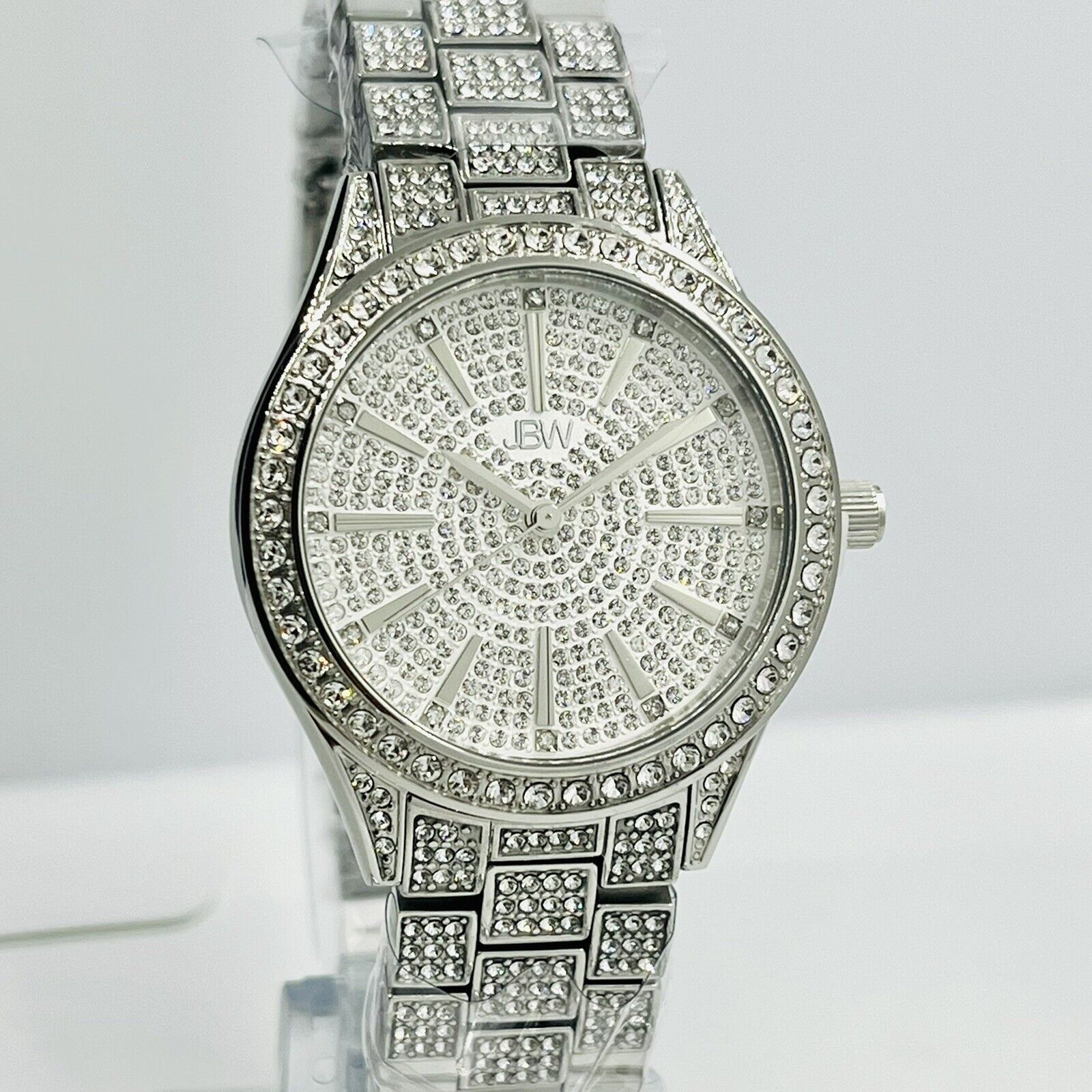 JBW J6383C Cristal 1/8 CT. T.W. Diamond and Crystal Accent Women's 34mm Watch