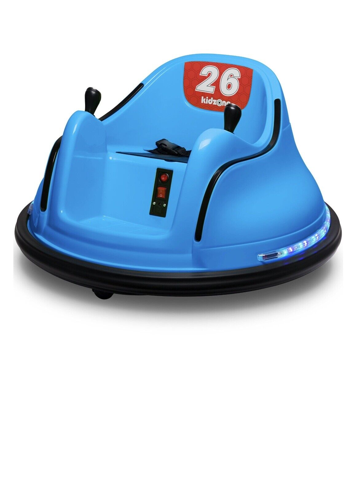 Kidzone DIY Race #00-99 6V Kids Toy Electric Ride On Bumper Car, 360 Spin