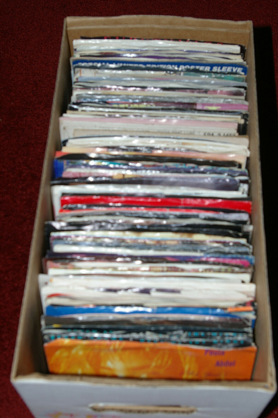 LOT OF45 RPM PICTURE SLEEVES & RECORD 1970's 80's 90's 6-PACK for $10 YOU PICK!