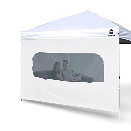 MordenApe Sunshade Sidewall with Window for 10x10 Pop Up Canopy Instant Canop...