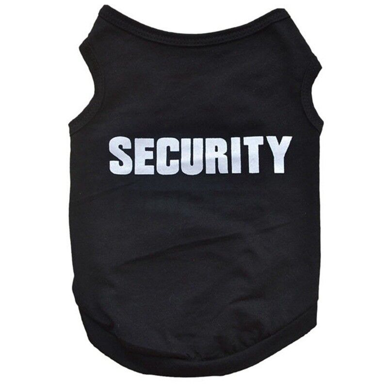 Pet Dog Clothes Dress T-Shirt Security Appeal Cat Clothes Vest Bow Skirt