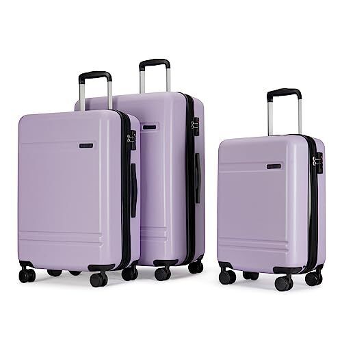 PRIMICIA GinzaTravel 3-Piece Luggage Sets Expandable Suitcases with 4 Wheels ...