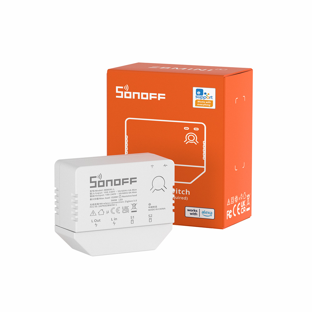 SONOFF ZBMINI-L Zigbee 3.0 Smart Light Switch Compatible with Zigbee Dongle Plus