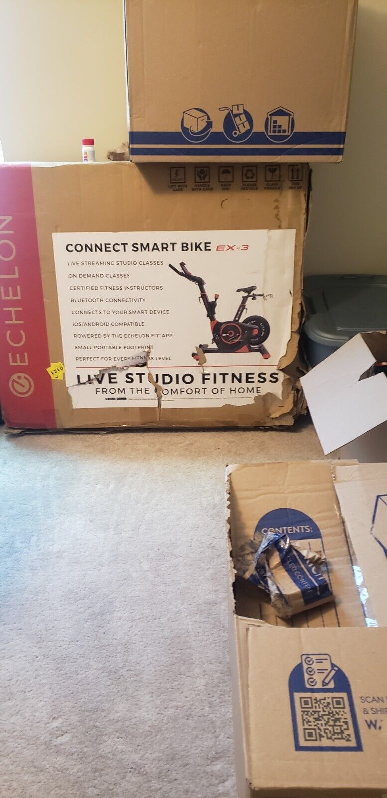 Echelon Smart Connect Fitness Bike Fit Connect EX-3