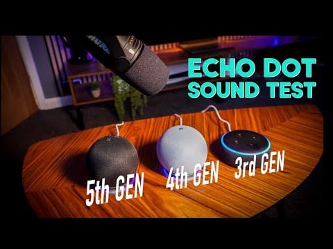 New Echo Dot 5th Gen Sound Test vs 4th Gen & 3rd Gen | Hear the difference!