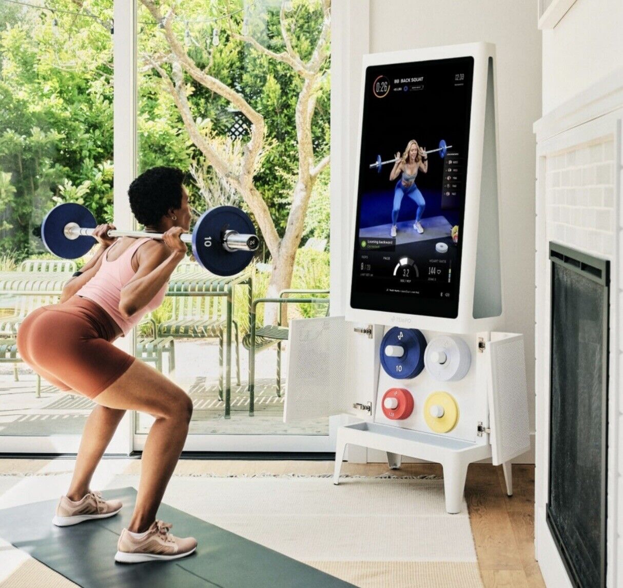 Tempo Studio Fitness Home Workout Gym Studio Mirror Brand New