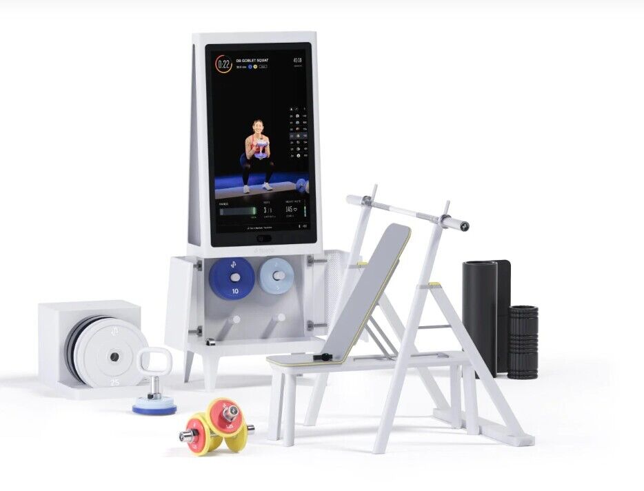 Tempo Studio Pro Package INCLUDES everything in pro package except bench (WHITE)