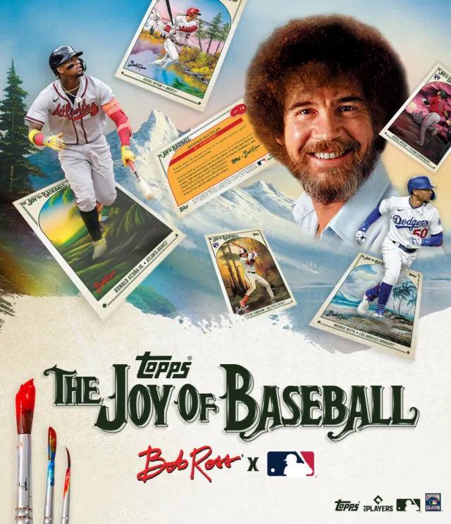 2023 Topps x Bob Ross: The Joy of Baseball - YOU PICK 1-100 Complete Your Set
