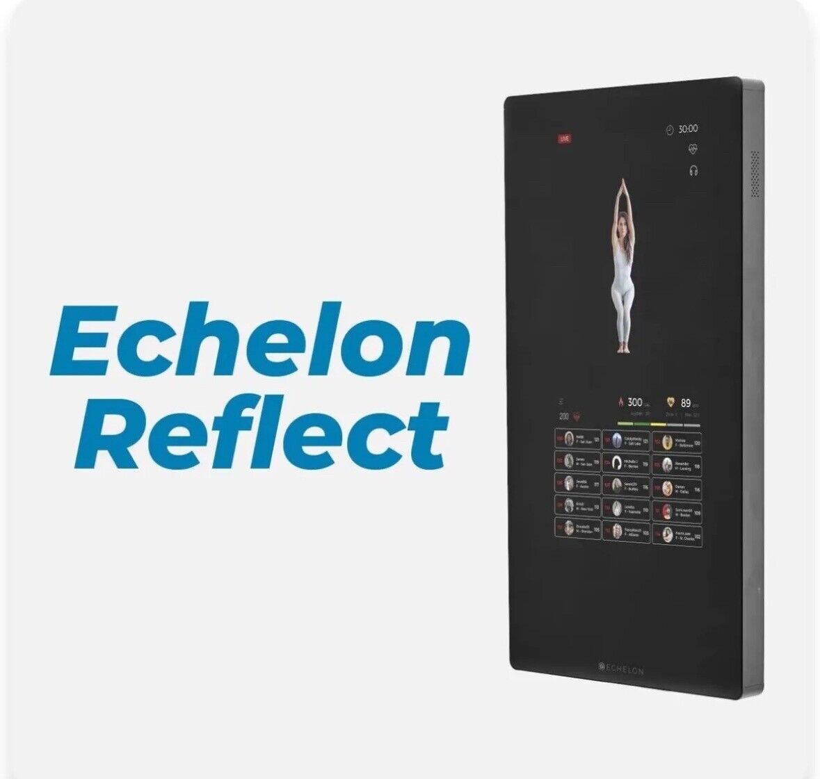 Echelon Reflect Smart Connect 40 Inch Touchscreen Fitness Mirror - New, In Box