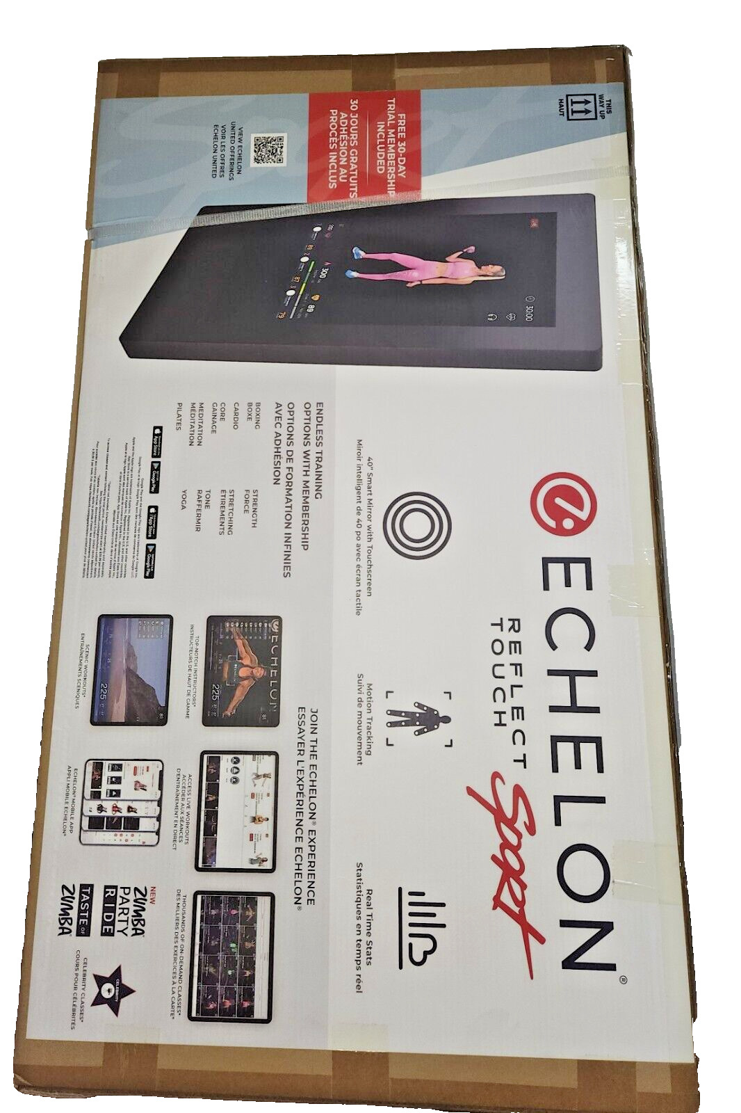 Echelon Reflect Smart Connect Fitness Mirror ECH-REFL03 - BLACK