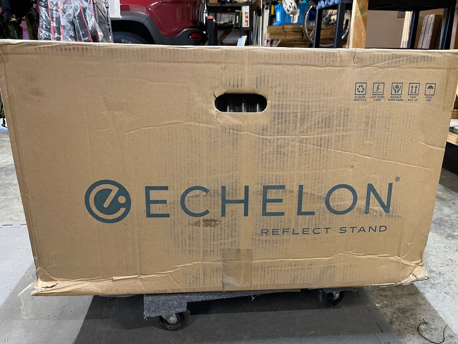 Echelon Reflect Stand NEW Unused *Damaged shipping container*