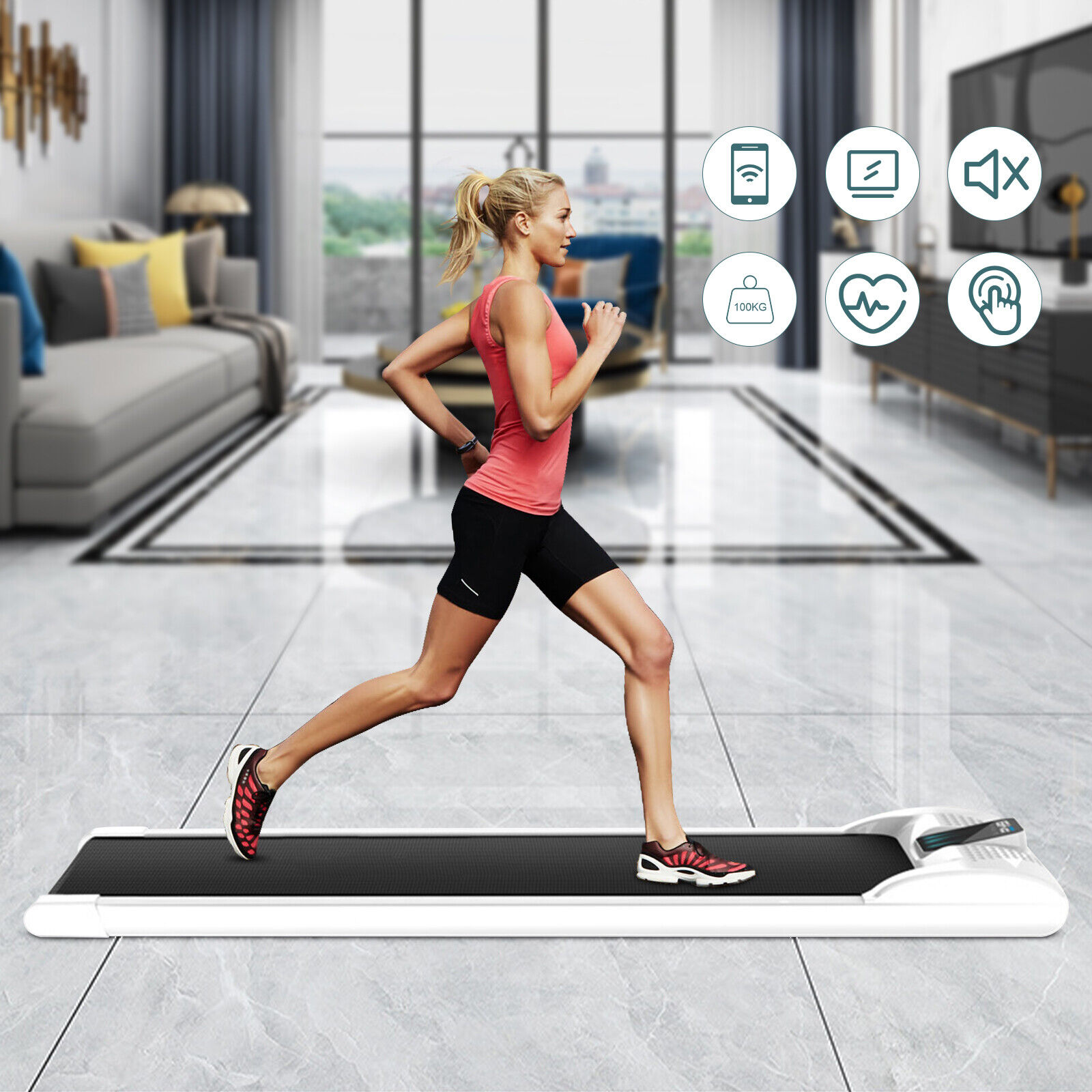 Smart Mute Walk Exercise Fitness Equipment Under Desk Running Walking