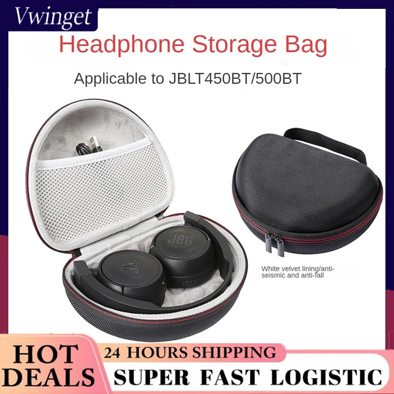2023 Portable Storage Cover Fashionable Earphone Accessories Carrying Bag Box New Hard Case Anti-Fouling Wireless Headphone Box