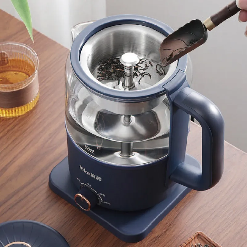 600W Electric Kettle Pu'er Glass Teapot Automatic Thermal Insulation Steam Boiling Tea Kettle Health Pot Tea Making Vessel 1.2L