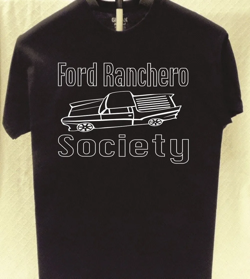 American Classic Muscle Car Ranchero Society T Shirt More Listed for Sale Great Gift for Friend New 2019 Men Top Cotton T Shirt