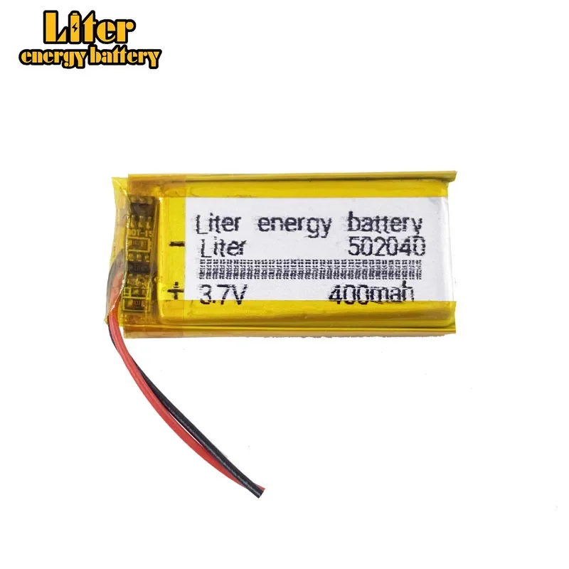 best battery brand 3.7V polymer lithium battery 502040 recording pen 400MAH point reading pen digital product