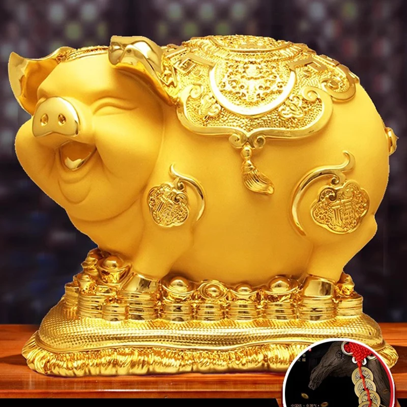 Big Size Piggy Bank Money Safe Jar Coins Box Tip Jar Pig Save Women Hidden Storage Secret Shop King Cofre Toy Cash Register