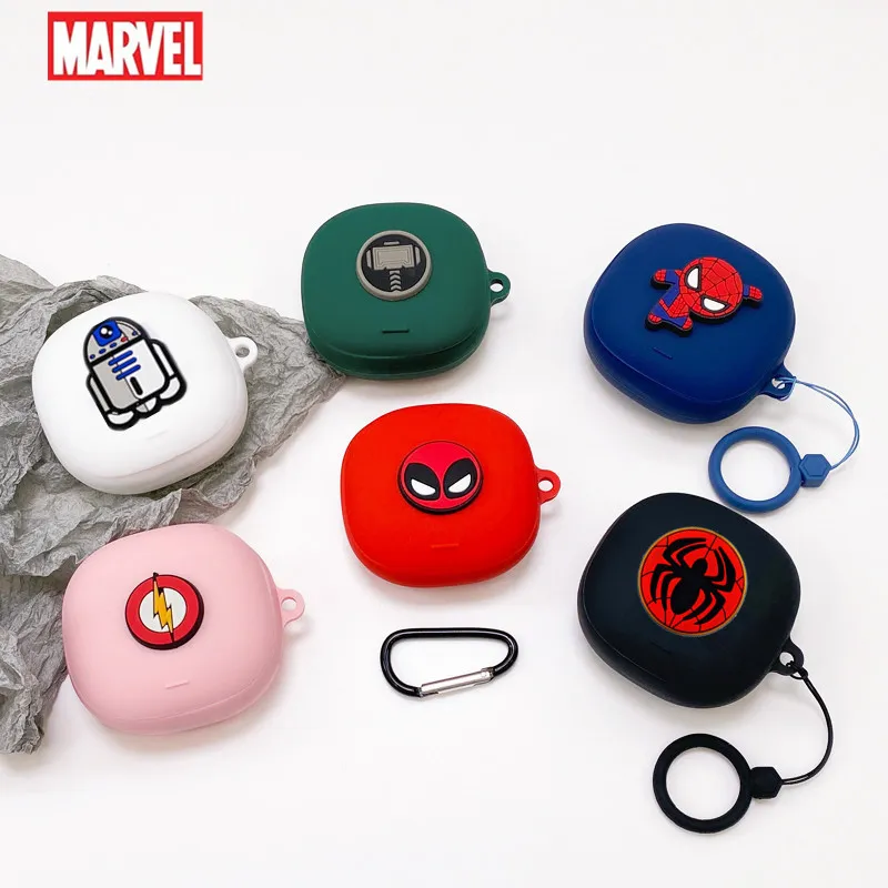 Cartoon Marvel Earphone Case For Anker Soundcore Liberty AIR 2 PRO Silicone Blutooth Earbuds Charging Box Protective Cover