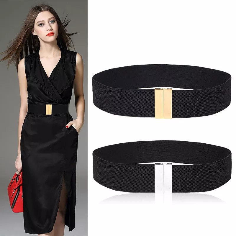 High Quality Designer New Elastic Women's Belt for Girl Skirt Sweater Coat Waist Belt Dress Leopard Grain Color Waist Straps