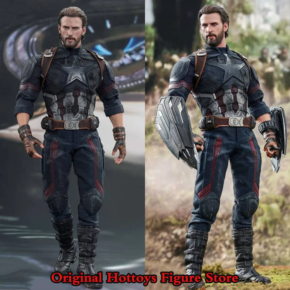 HotToys HT MMS481 1/6 Soldier Captain America 6.0 Avengers Infinity War Movie Full Set 12-inch Action Figure Doll Fans Gifts