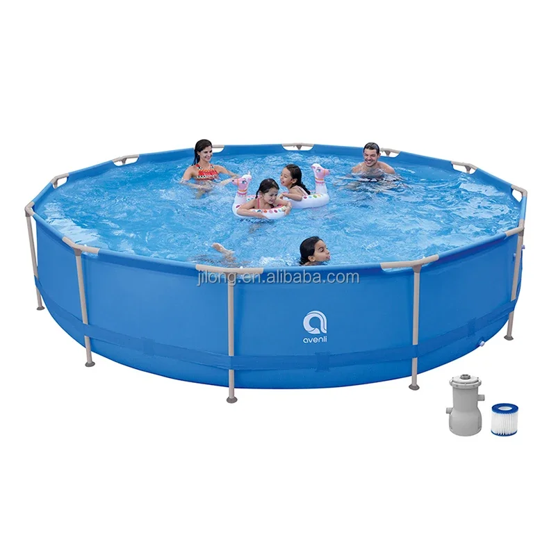 Jilong Avenli inflatable swimming pool large family paly pool container pool 4.20m*84cm(14'*33")