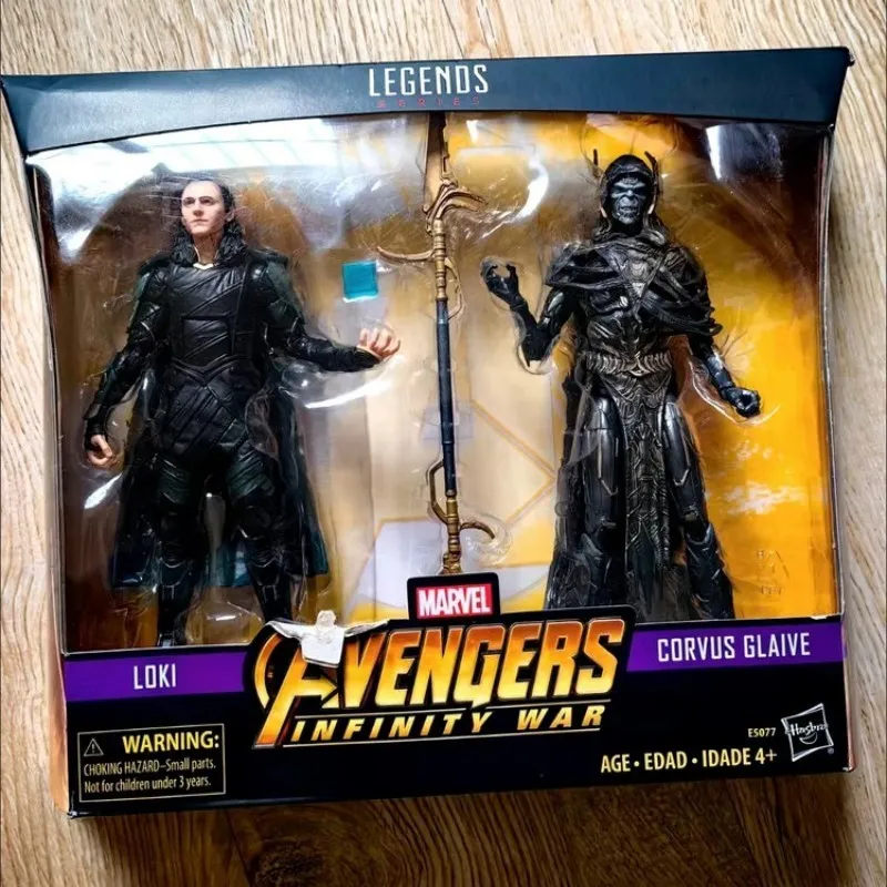 Marvel Legends Series Avenger: Infinity Wars Loki Vs Corvus Glaive Exclusive Action Figure Collectible Model Toys Original 100%