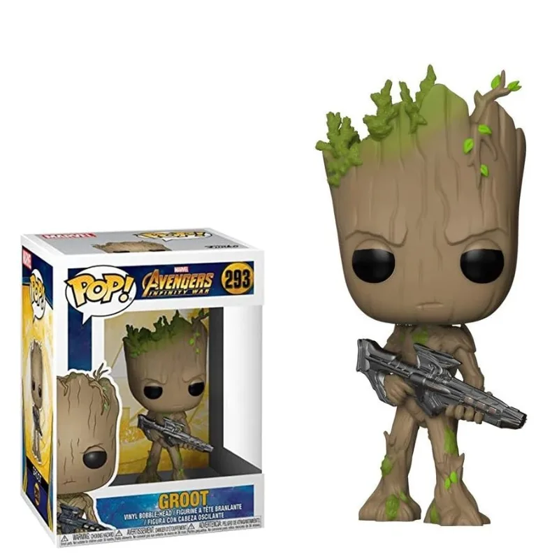 Marvel Movies Guardians of The Galaxy Vol. 2 Groot Funko Pop! Anime Action Figures Toys For Boys Girls Kids Gift FUNKO POP