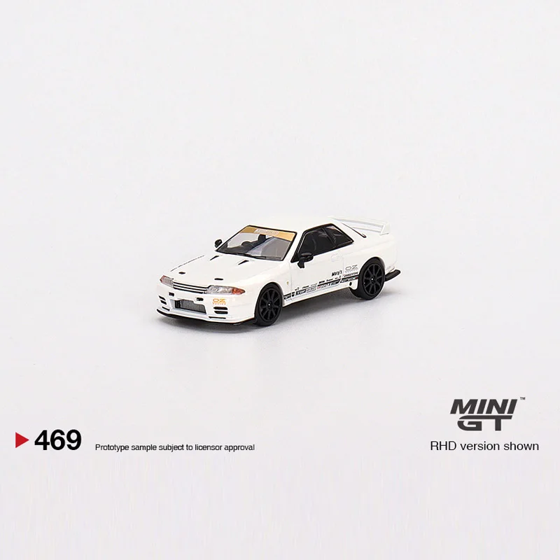 MINI GT 1:64 #469 Nissan Skyline GT-R VR32 Top SecretDiecast Model Race Car Kids Toys Gift