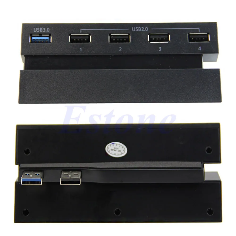 New 5 Ports USB 3.0 2.0 Hub Extension High Speed Adapter for Sony Playstation 4 PS4