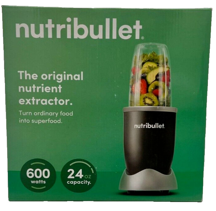 Nutribullet 600W Gray Blender - 24oz, Shakes, Smoothies P4