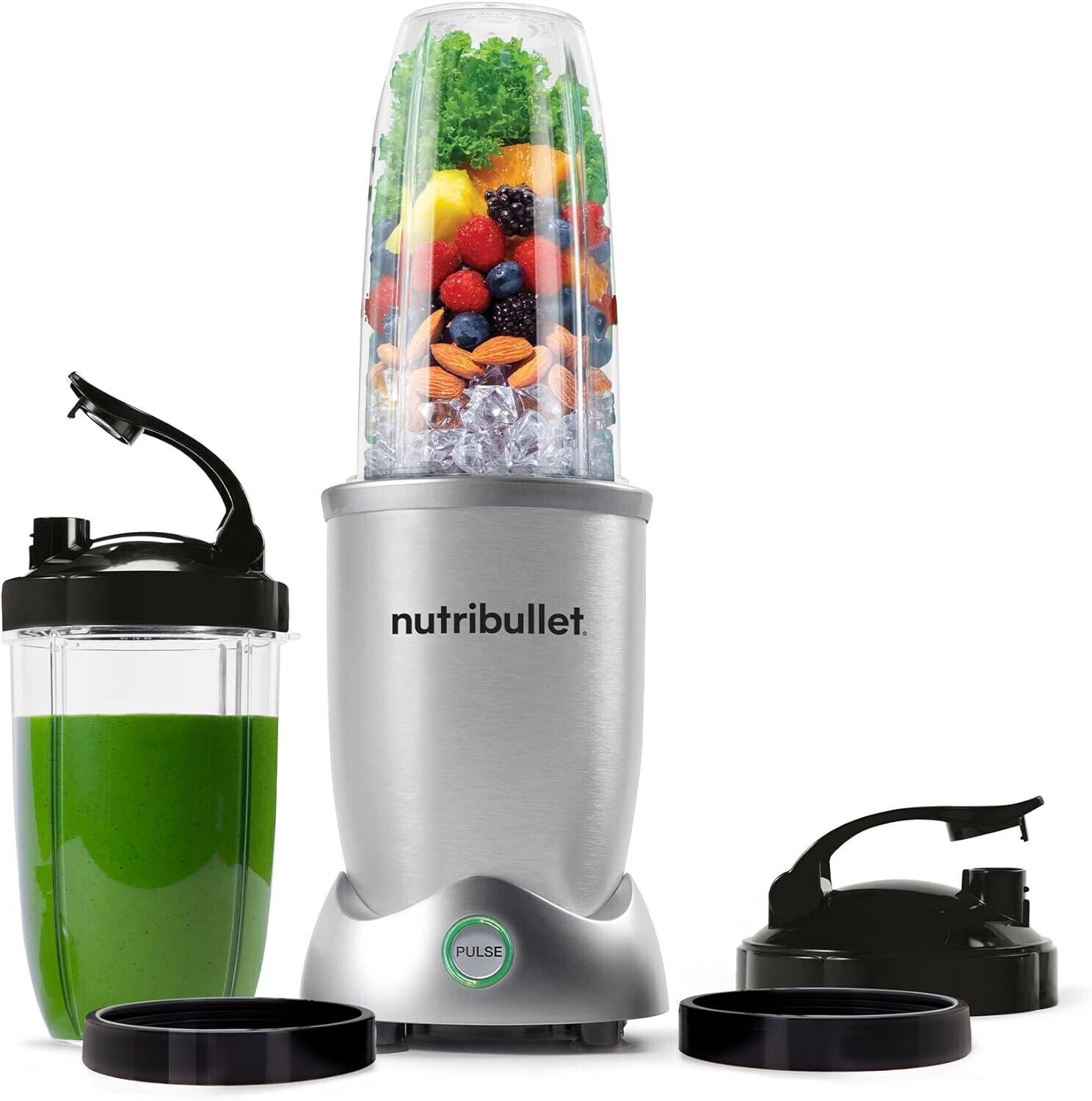 NutriBullet Pro+ 1200W Personal Blender with Pulse Function in Silver
