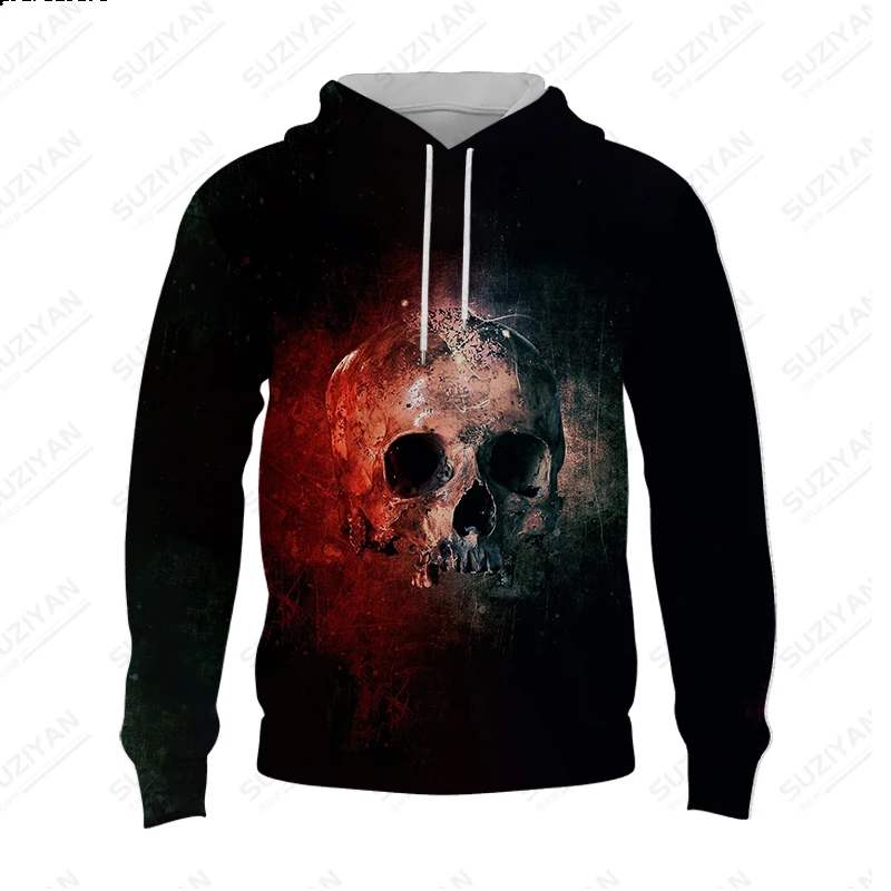Online Hot Sale High Quality Shipping Fashion Printing Gothic Men's High Quality Cool Graphic Korean Hooded Sweater